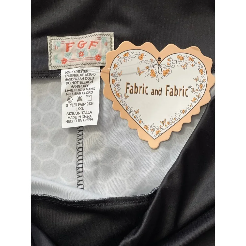 NWT FGF FABRIC & FABRIC Women's Activewear Pants Size XL Stretchy Gym Track Yoga